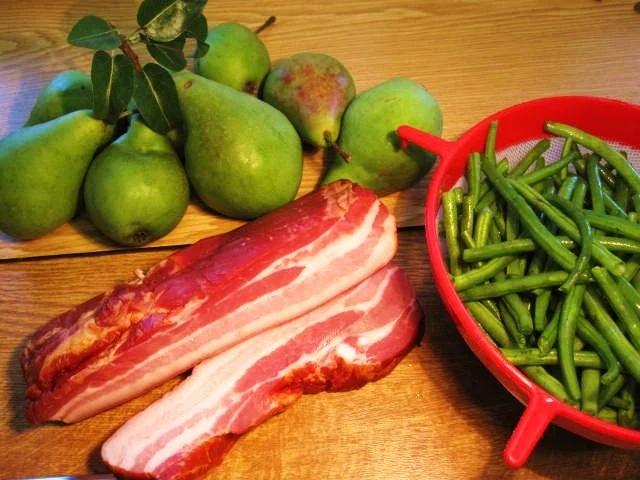 Birnen, Bohnen und Speck ... - Rezept - Bild Nr. 8379
