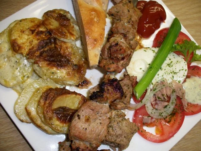 Rezept: Grillschaschlik Russische Art Grillschaschlik Russische Art - Rezept