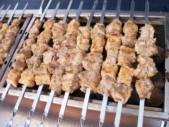Rezept: Grillschaschlik Russische Art Bild Nr. 4 Grillschaschlik Russische Art - Rezept - Bild Nr. 4
