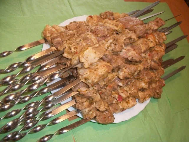Rezept: Grillschaschlik Russische Art Bild Nr. 5 Grillschaschlik Russische Art - Rezept - Bild Nr. 5