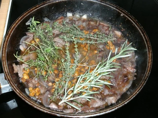 Rezept: Fleisch: Lammgeschnetzeltes mit Pfifferlingen Bild Nr. 2 Fleisch: Lammgeschnetzeltes mit Pfifferlingen - Rezept - Bild Nr. 2