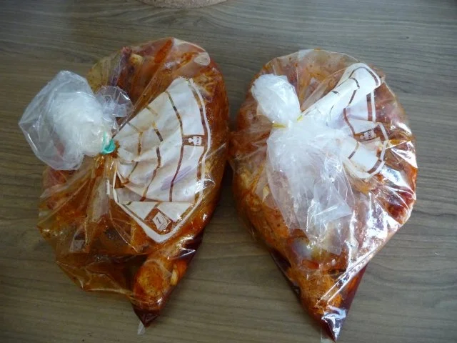 Rezept: Grillen : Knoblauchhähnchen aus dem Backofen mit Salat Bild Nr. 3 Grillen : Knoblauchhähnchen aus dem Backofen mit Salat - Rezept - Bild Nr. 3