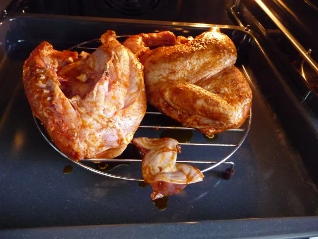 Rezept: Grillen : Knoblauchhähnchen aus dem Backofen mit Salat Bild Nr. 6 Grillen : Knoblauchhähnchen aus dem Backofen mit Salat - Rezept - Bild Nr. 6