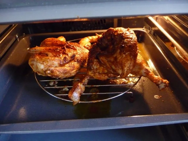 Rezept: Grillen : Knoblauchhähnchen aus dem Backofen mit Salat Bild Nr. 7 Grillen : Knoblauchhähnchen aus dem Backofen mit Salat - Rezept - Bild Nr. 7