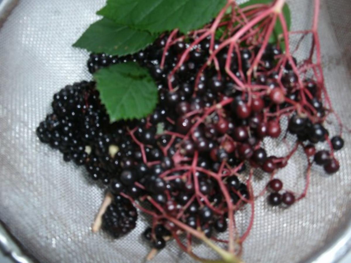 Holunder- Brombeer- Apfel- Erkältungsgetränk - Rezept - Bild Nr. 2