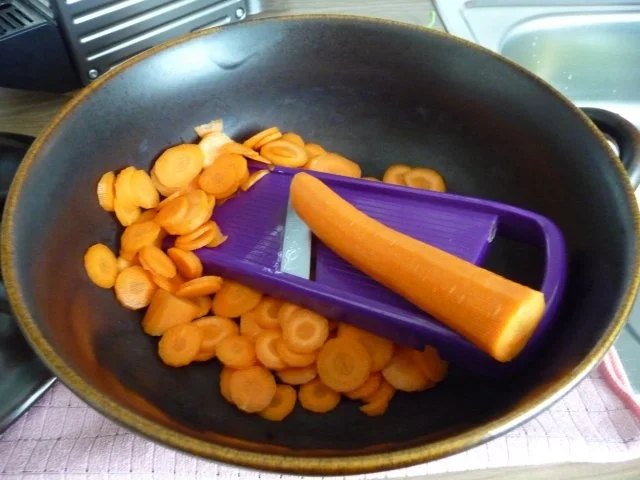 Auflauf : Kartoffel - Kohlrabi - Möhren - Gratin - Rezept - Bild Nr. 3