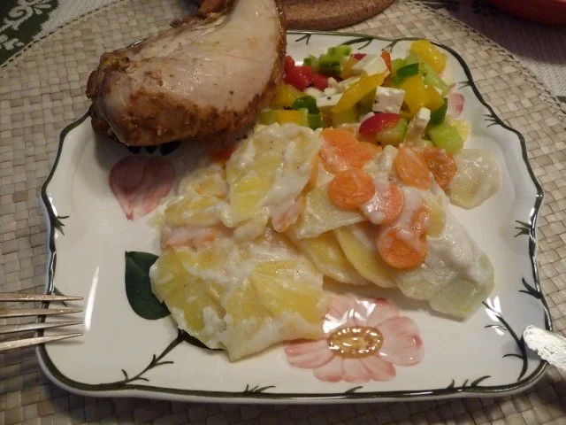 Auflauf : Kartoffel - Kohlrabi - Möhren - Gratin - Rezept - Bild Nr. 13