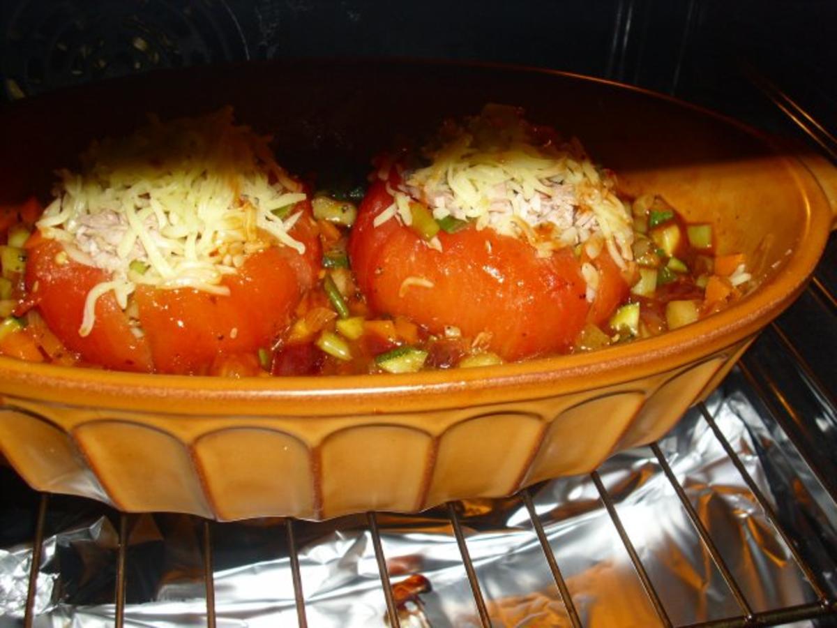 Gefüllte Tomaten an Reisnudeln - Rezept - Bild Nr. 10