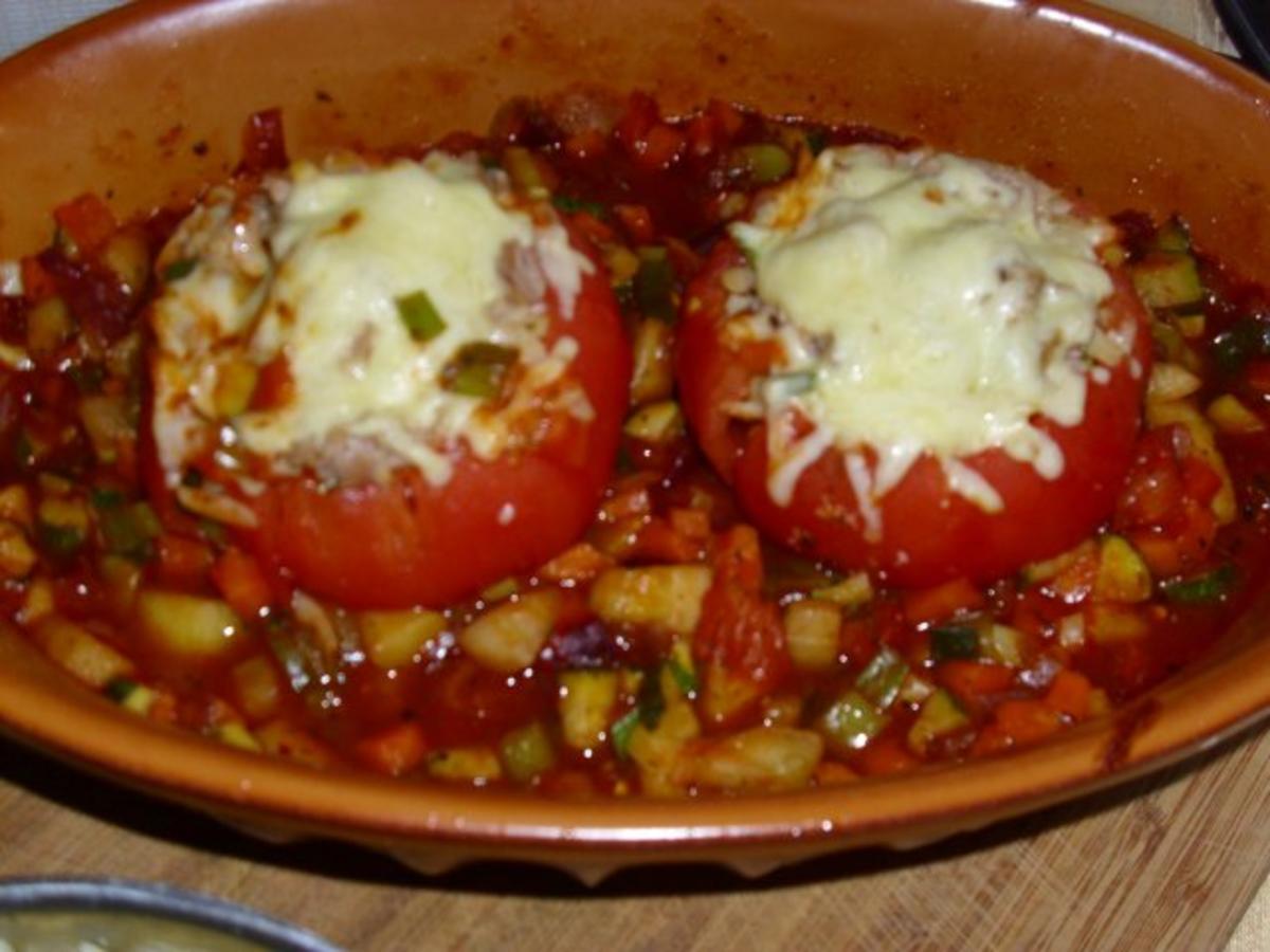 Gefüllte Tomaten an Reisnudeln - Rezept - Bild Nr. 11