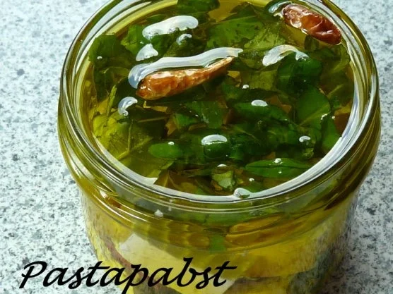 Feta in Basilikum - Rezept