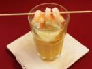 Karotten-Ingwer-Cappuccino mit Korianderschaum und Scampi (Ross Antony) - Rezept
