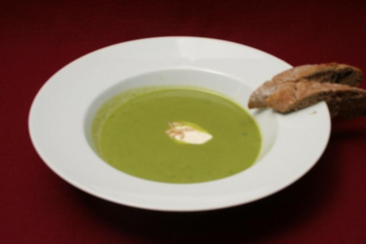 Bilder für Erbsensuppe mit Minze Rezept