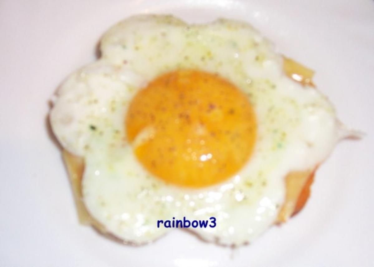 Zwischensnack: Blumiges Käse-Ei-Toast - Rezept By rainbow3