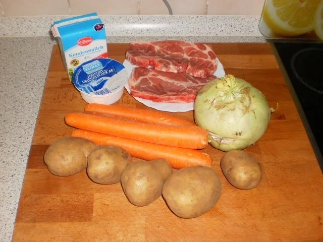 Kohlrabi-Möhren-Gemüse an Kammscheiben - Rezept - Bild Nr. 2