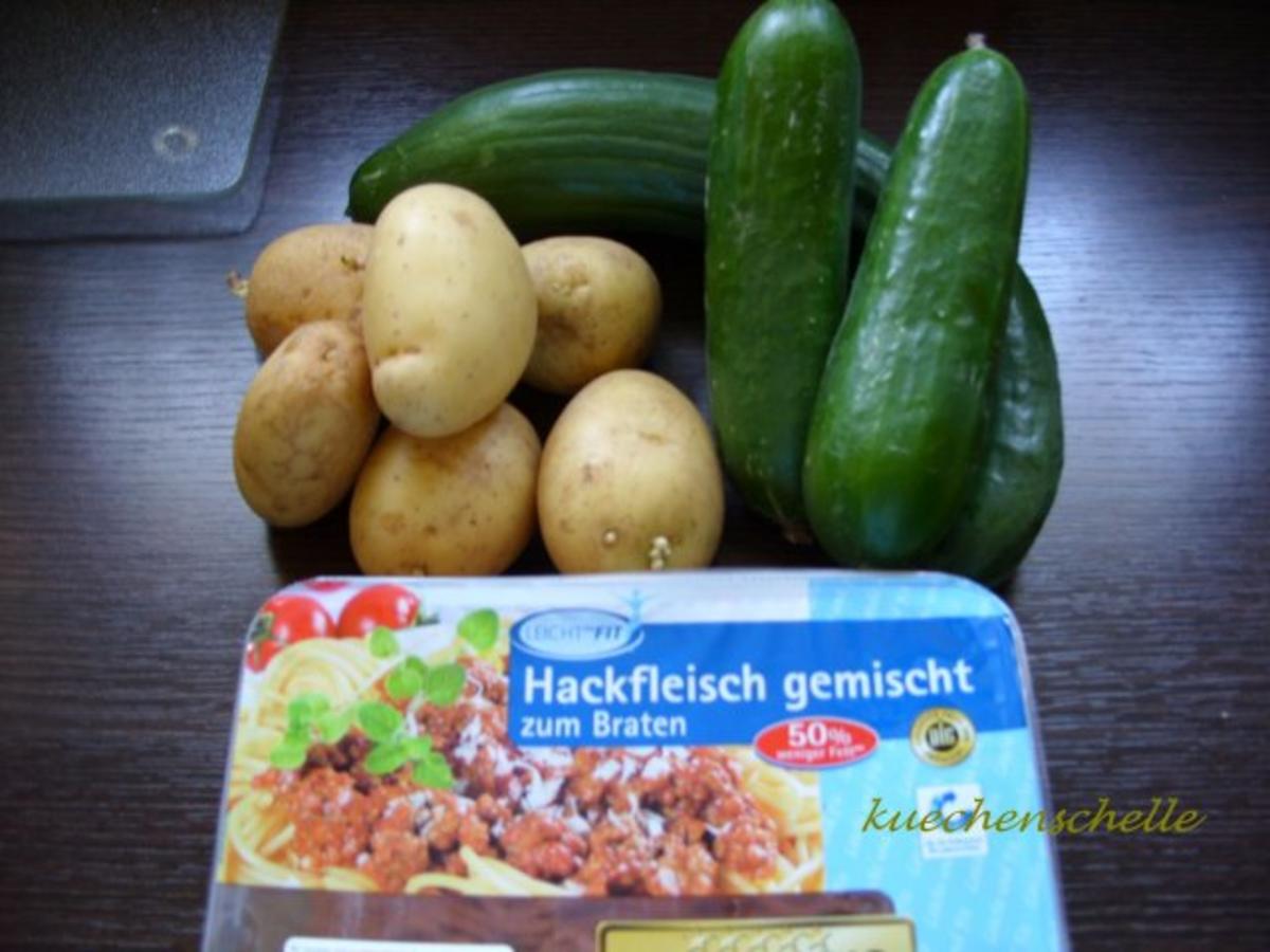 Gurken-Kartoffel-Topf mit Hackklößchen - Rezept - Bild Nr. 3