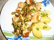 Bohnen-Hähnchen-Pfanne - Rezept