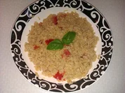 Pestoreis mit Tomate - Rezept