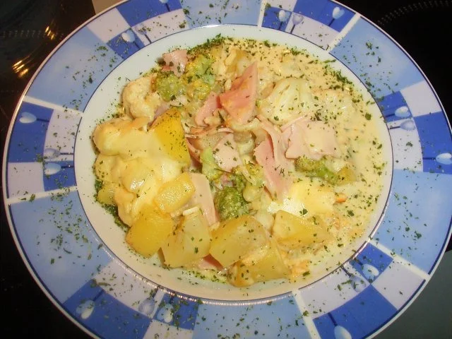 "Grün-Weißer Auflauf" - Rezept