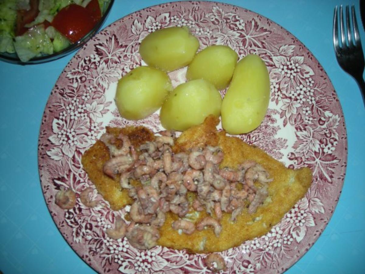 Bilder für Scholle mit Krabben - Rezept