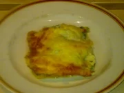 Kabeljau im Grünen auf einem Kartoffelbett überbacken - Rezept