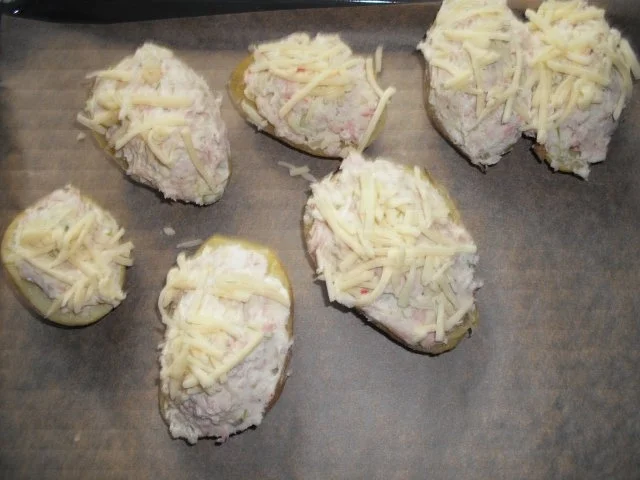 Rezept: Kartoffel gefüllt mit S.S.K. Dieter´s Art Bild Nr. 5 Kartoffel gefüllt mit S.S.K. Dieter´s Art - Rezept - Bild Nr. 5