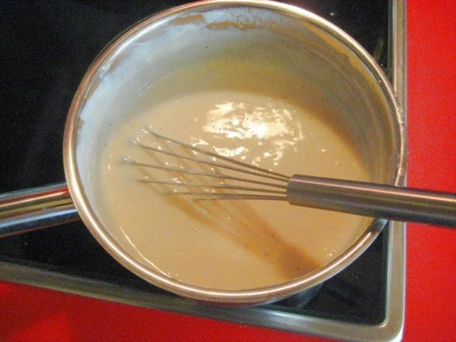 Rezept: Vanillepudding mit Himbeermus und Schokoraspeln Bild Nr. 5 Vanillepudding mit Himbeermus und Schokoraspeln - Rezept - Bild Nr. 5