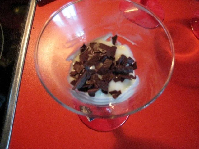 Rezept: Vanillepudding mit Himbeermus und Schokoraspeln Bild Nr. 7 Vanillepudding mit Himbeermus und Schokoraspeln - Rezept - Bild Nr. 7