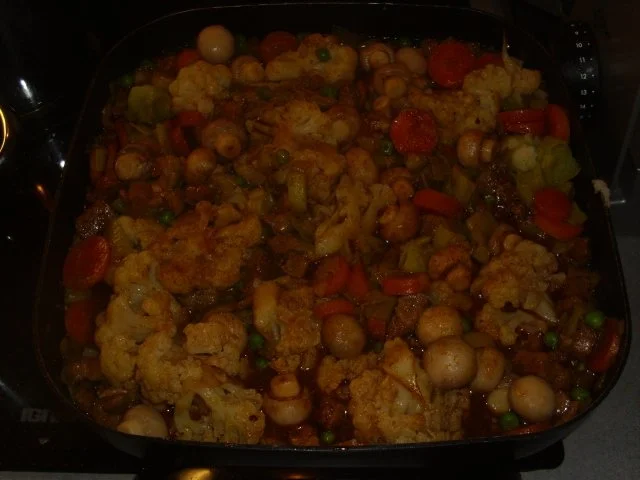 Rezept: Grillfleisch-Gemüsepfanne Bild Nr. 4 Grillfleisch-Gemüsepfanne - Rezept - Bild Nr. 4