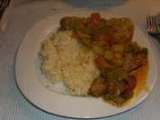 Rezept: Grillfleisch-Gemüsepfanne Grillfleisch-Gemüsepfanne - Rezept