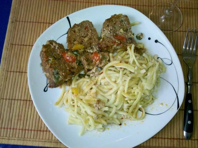 Hackfleisch: Scharfer Hackfleischbraten aus dem Ofen - Rezept - Bild Nr. 4