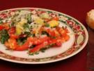 Paprika-Mango-Salat mit Kokosnuss und Kresse - Rezept