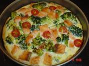 Quiche mit Broccoli und Lachs - Rezept