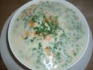 Gehobelte Möhren und feine Erbsen in Petersiliensoße - Rezept