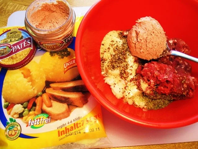 Mit Hackfleisch gefüllte Klöße ... - Rezept - Bild Nr. 2