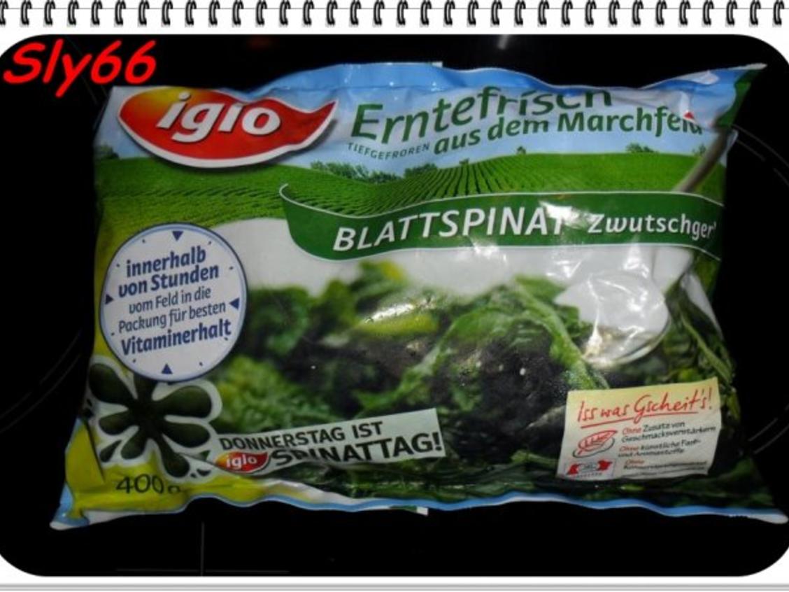 Schüblinge mit Bratkartoffeln, Spinat und Spiegeleier - einfach - 164 ...