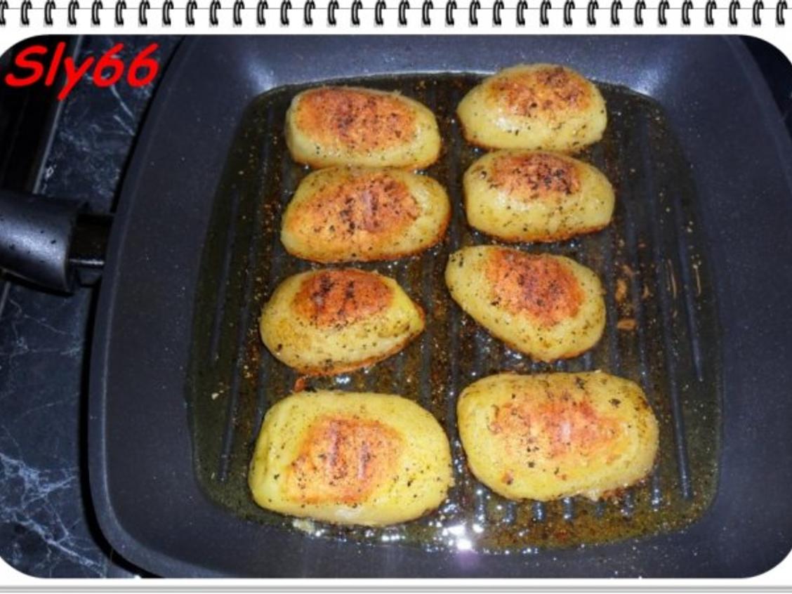 Schüblinge mit Bratkartoffeln, Spinat und Spiegeleier - einfach - 164 ...