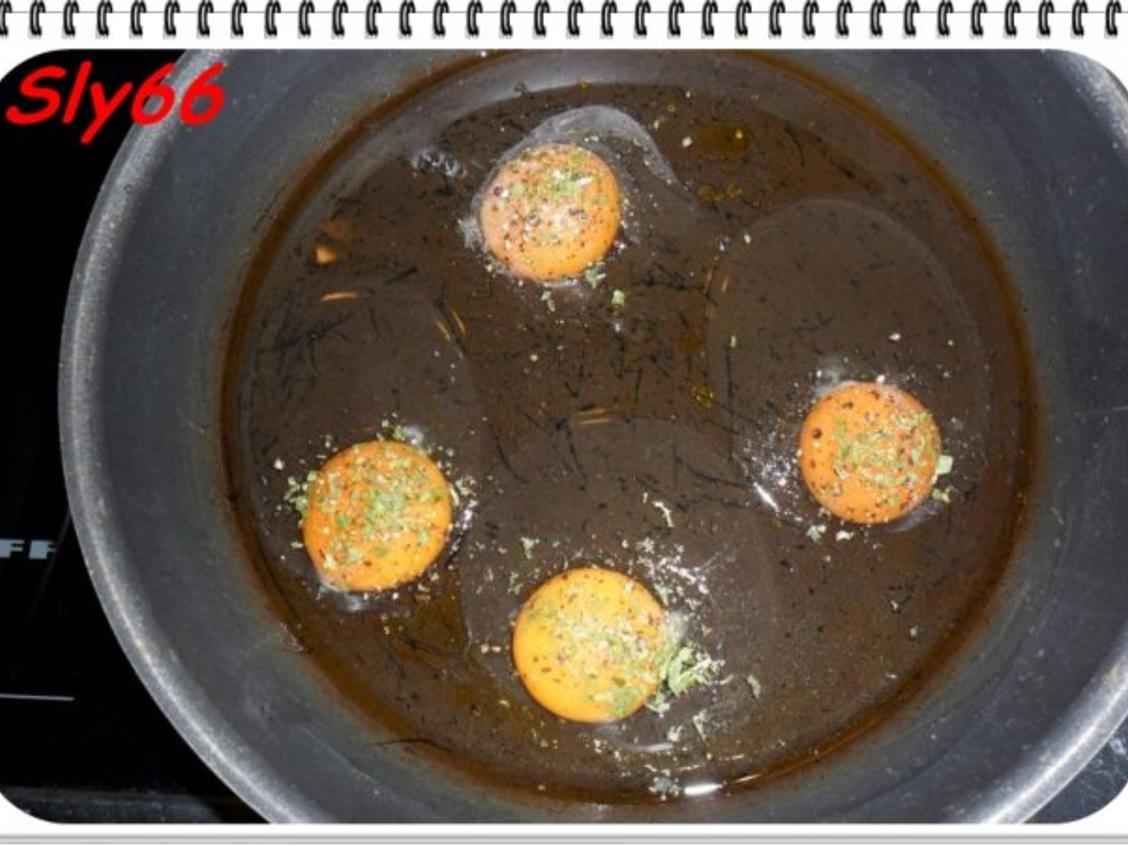 Schüblinge mit Bratkartoffeln, Spinat und Spiegeleier - einfach - 164 ...