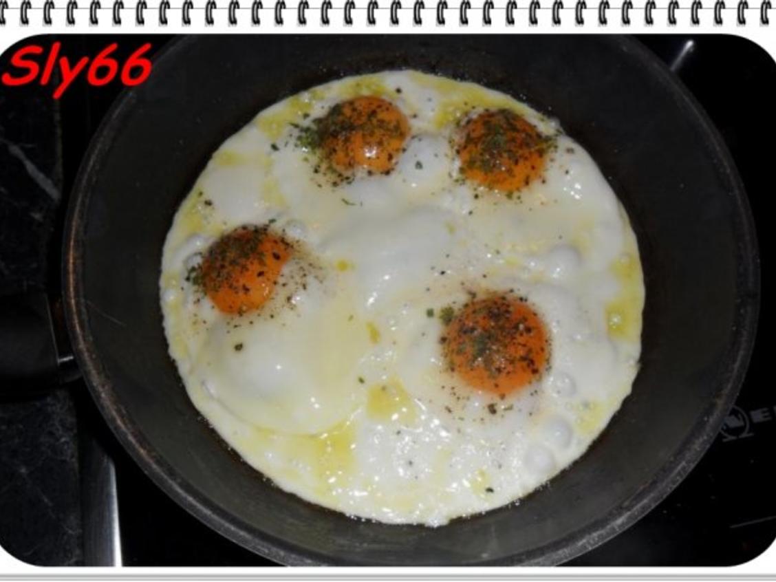Schüblinge mit Bratkartoffeln, Spinat und Spiegeleier - einfach - 164 ...