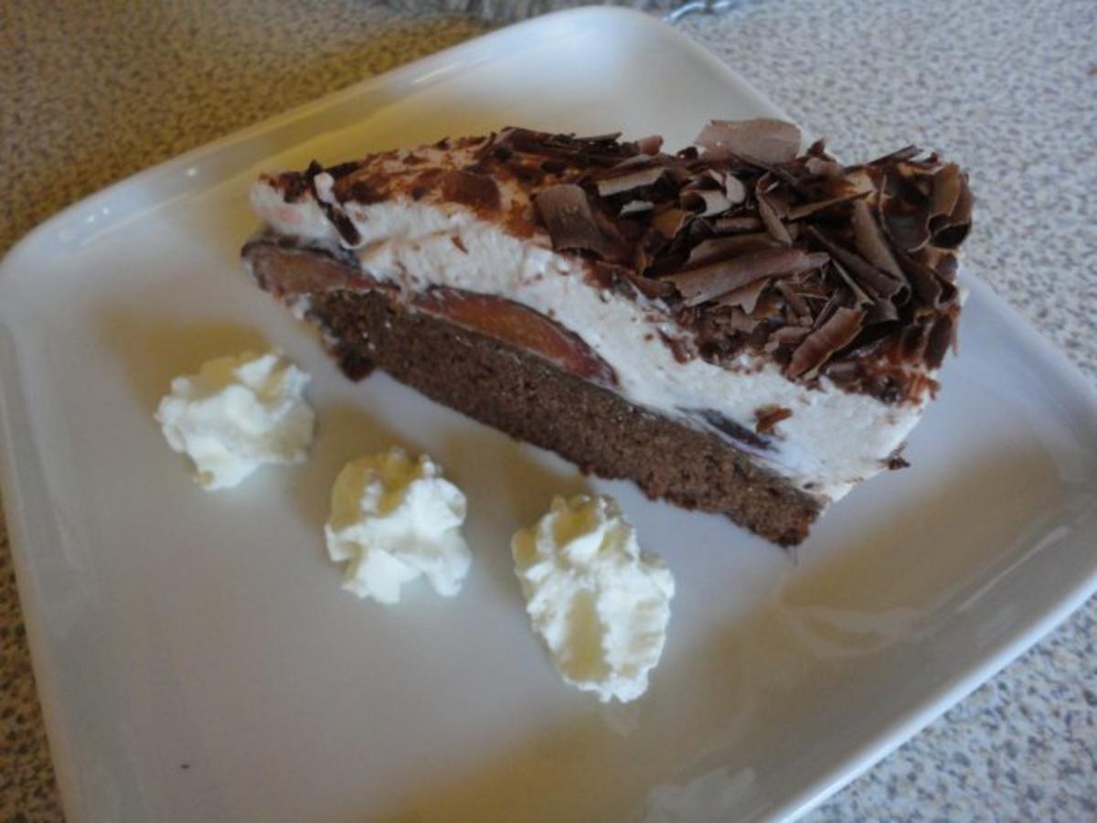 Schokolade - Pflaumen - Torte - Rezept