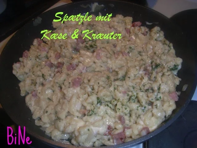 BiNe` S SPÆTZLE - 3 - VARIANTER - Rezept