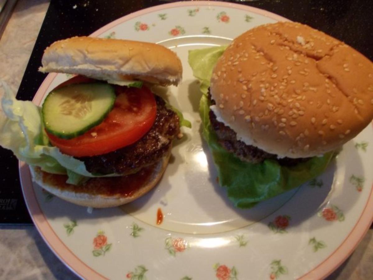 "TINA`S"  HAMBURGER - Rezept