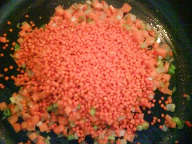 rote Linsen mit Feta und getrüffelten Nudeln - Rezept - Bild Nr. 5