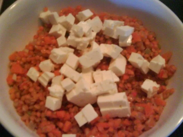 rote Linsen mit Feta und getrüffelten Nudeln - Rezept - Bild Nr. 9