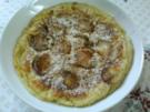 Weinbergpfirsich-Zimt Pfannkuchen - Rezept