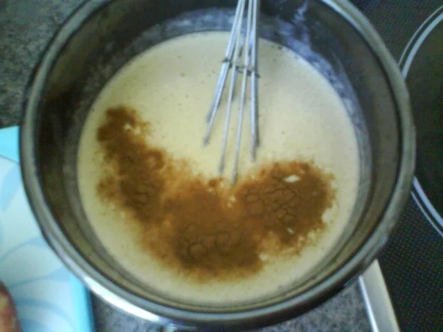 Rezept: Weinbergpfirsich-Zimt Pfannkuchen Bild Nr. 3 Weinbergpfirsich-Zimt Pfannkuchen - Rezept - Bild Nr. 3