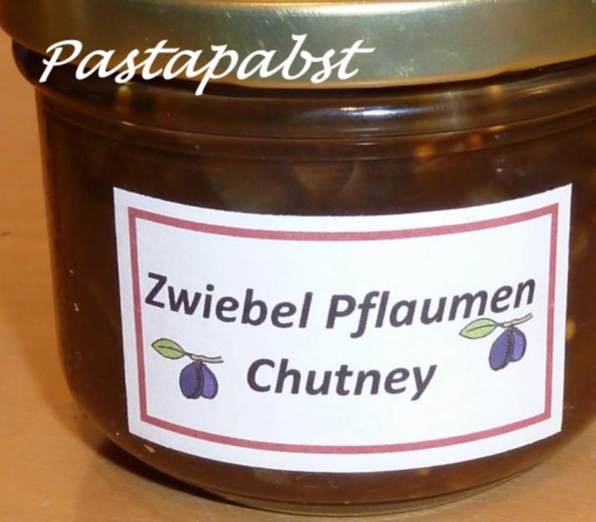 Zwiebel-Pflaumen-Chutney - Rezept