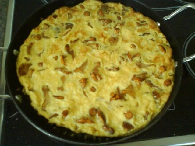 Pfifferlingfritata - Rezept