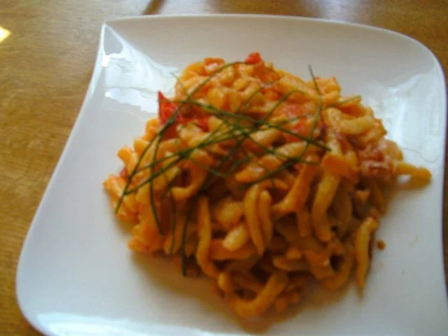 Käse-Spätzle mit Bums - Rezept - Bild Nr. 3