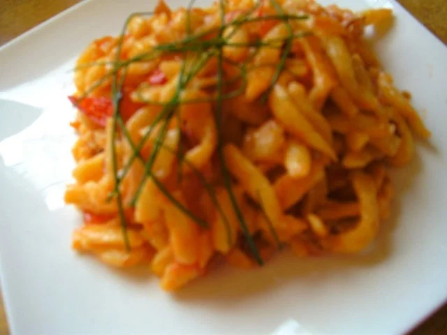 Käse-Spätzle mit Bums - Rezept - Bild Nr. 6