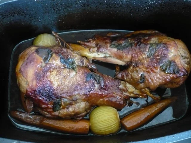 Putenunterkeule - gebraten - Rezept - Bild Nr. 4